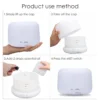 27cfe140f9f7a4ab0c485d74e5e93284.webp Air Humidifier & Aroma Diffuser – LED Aromatherapy Humidifier with Air Purifier Function
