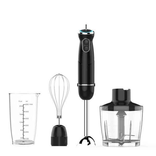 1000W Handheld Immersion Blender – 6-in-1 Multifunction Mixer with Stainless Steel Blade & Attachments
