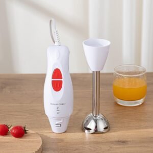 300W Electric Hand Blender – 4-Blade Handheld Food & Vegetable Mixer for Fast & Easy Kitchen Use