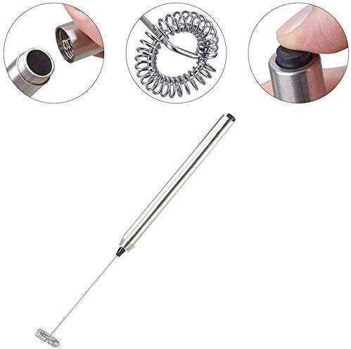 Stainless Steel 304 Battery Operated Hand Mixer Custom Made Milk Hand Mixer