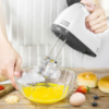 Electric Hand Mixer with Spiral Whisk – Kitchen Cake Baking Beater for Egg, Cream & Dough
