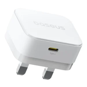20W PD USB-C Fast Charger – High-Speed Wall Adapter, White