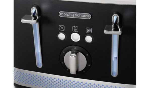 Morphy Richards Illumination 4-Slice Toaster – Black, Model 248020