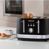 Morphy Richards Illumination 4-Slice Toaster – Black, Model 248020