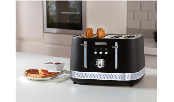 Morphy Richards Illumination 4-Slice Toaster – Black, Model 248020
