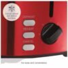 Morphy Richards Equip 2-Slice Toaster – Red, Model 222066