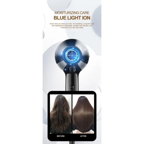 sg-11134201-7rbm6-lp95nk4xdma634.webp Professional Blue Ray Ionic Hair Dryer – 800W Strong Wind Salon Hair Dryer for Smooth & Healthy Hair