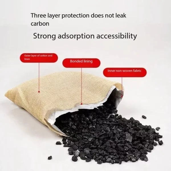 Car Bamboo Charcoal Bag – Remove Formaldehyde, Odor, and Bacteria for Fresh Car Air